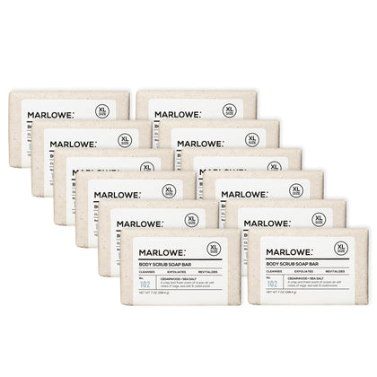 Savon exfoliant MARLOWE. 7 oz au bois de cèdre, vue avant