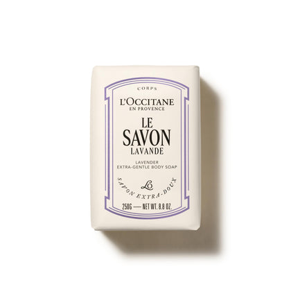 Savon Extra-Doux au Beurre de Karité Lavande L'OCCITANE vue de face