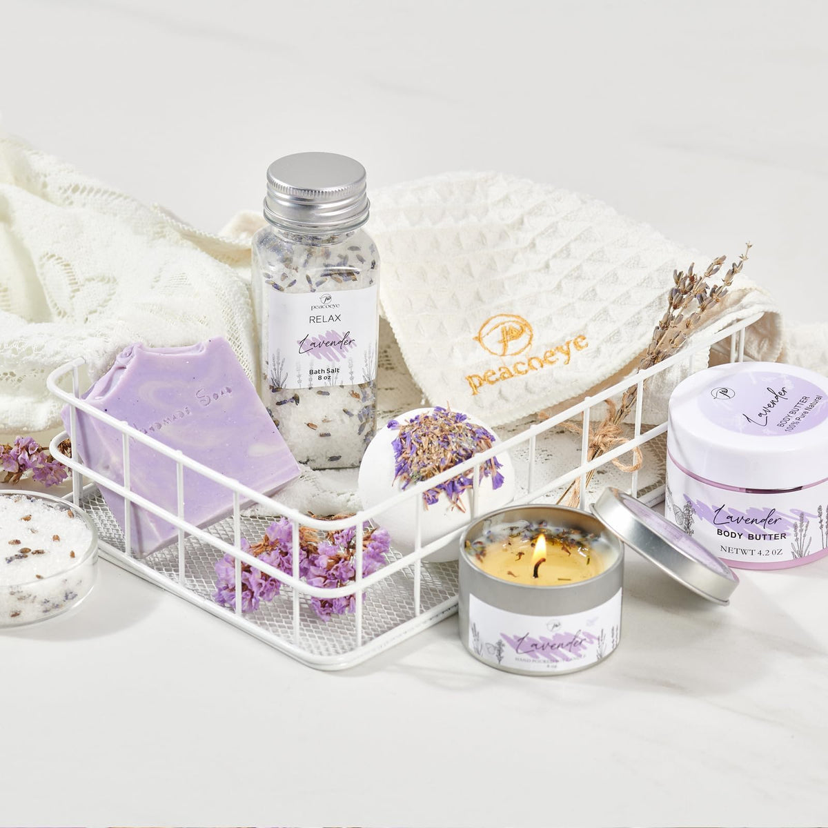 Savon fait main dans le coffret spa peacoeye