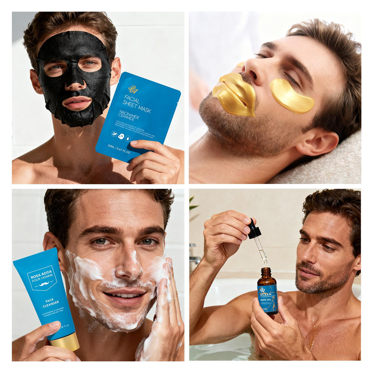 Savon fait main et bombes de bain du coffret de soins