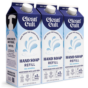 Savon liquide Cleancult aux minéraux marins - emballage avant