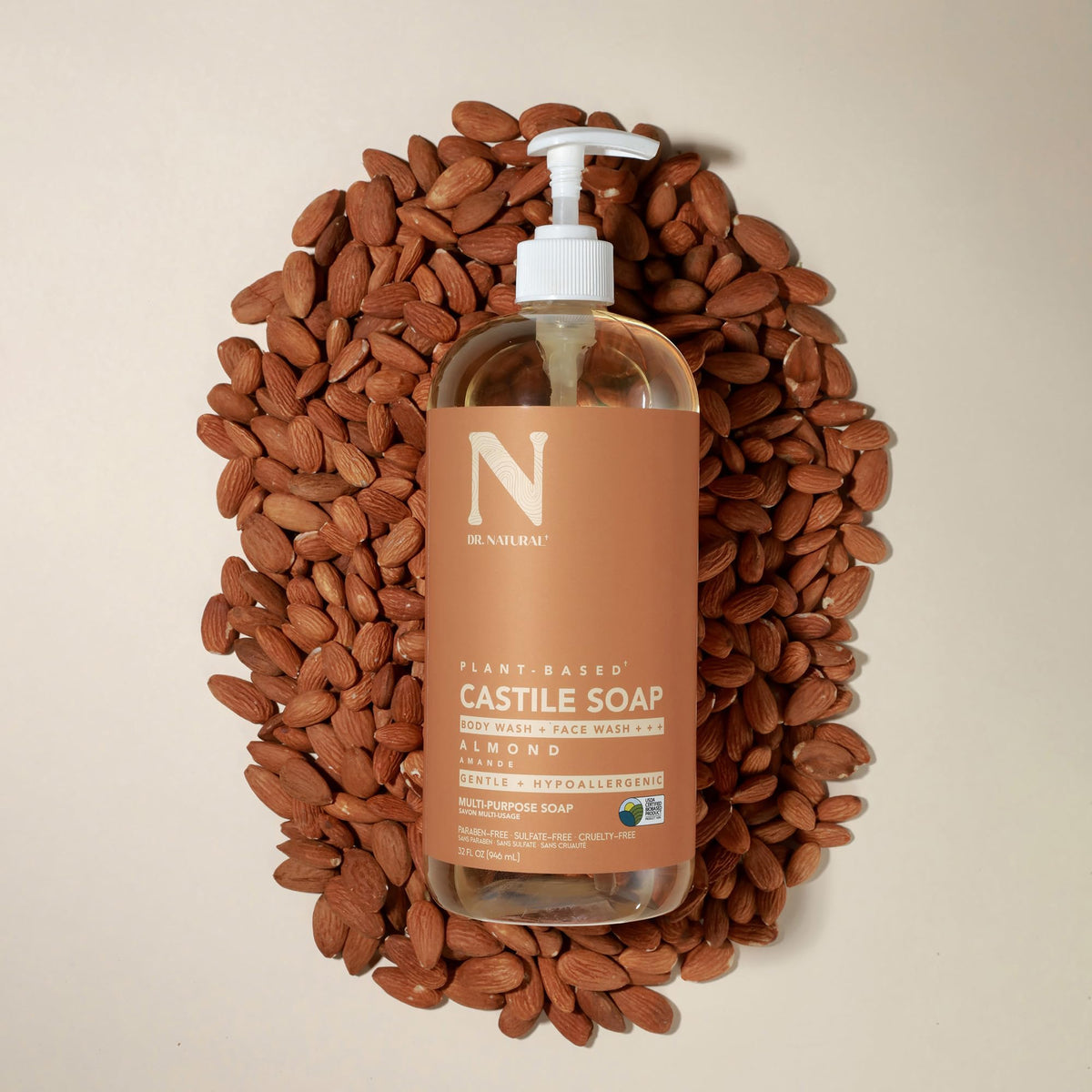 Savon Liquide de Castille Dr. Natural dans un cadre de cuisine