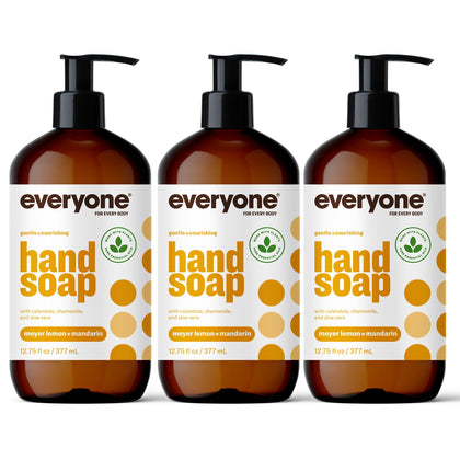 Savon Liquide Mains Citron Meyer & Mandarine 3-Pack vue de face