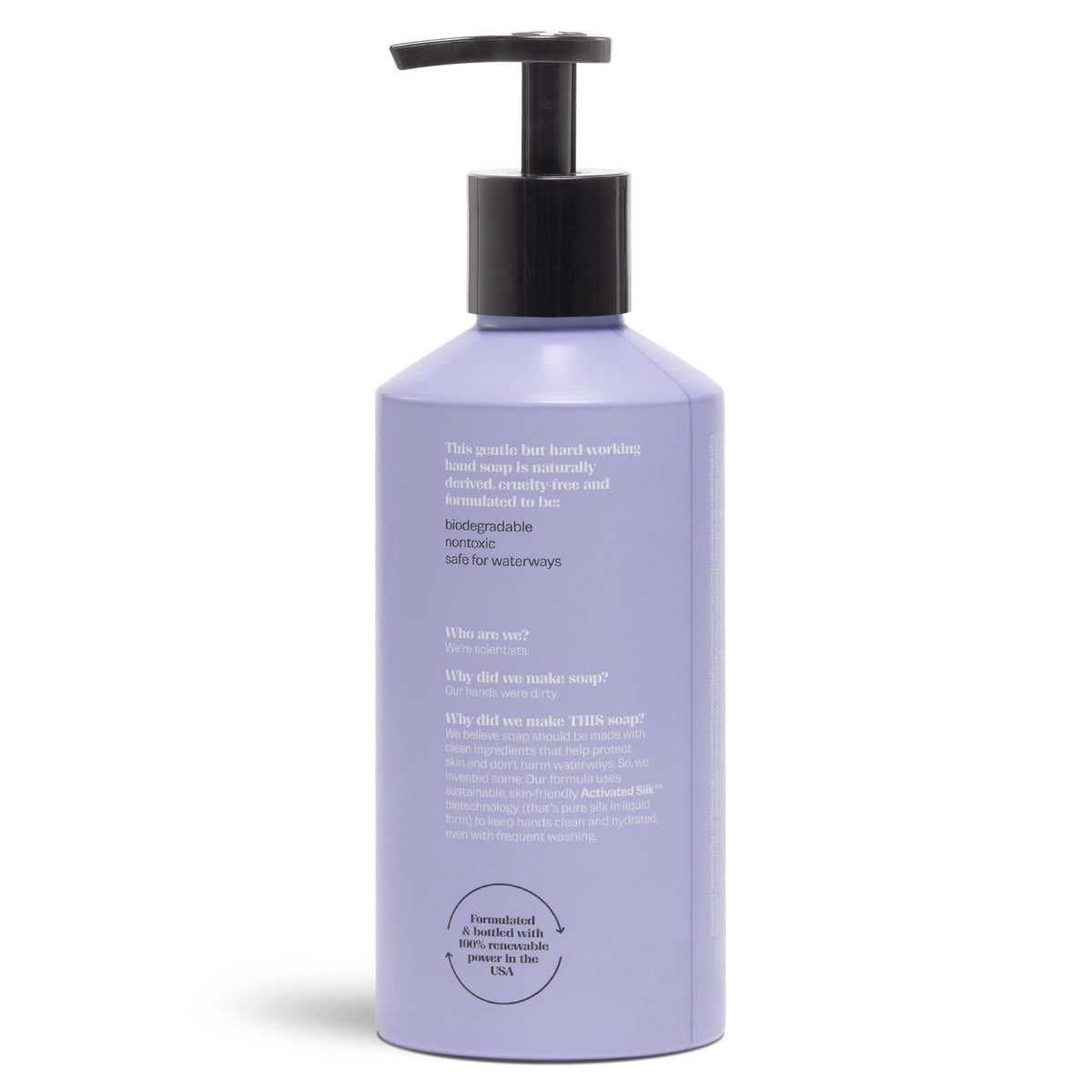 Savon Liquide Mains EVOLVED BY NATURE Lavande Citronnelle utilisation