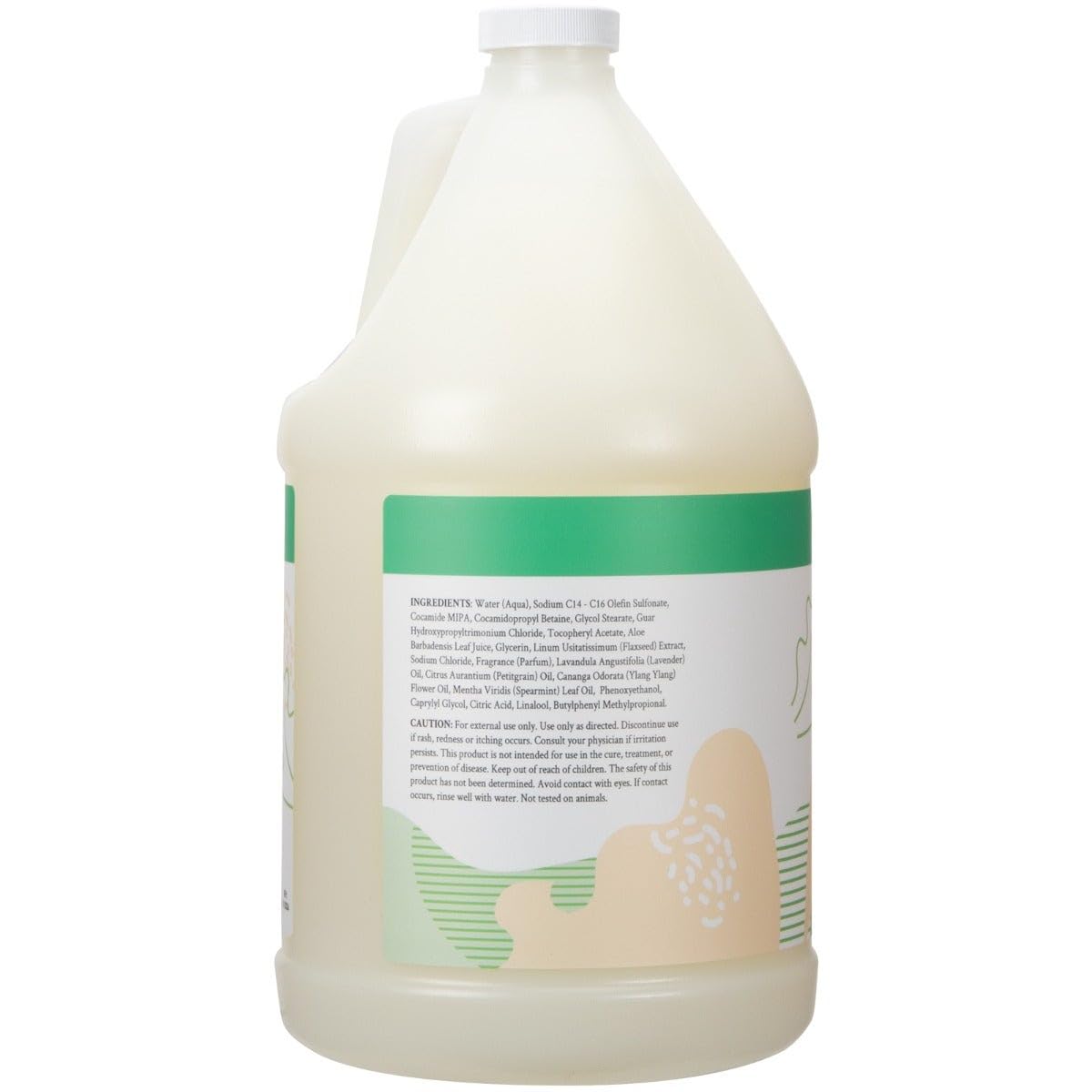 Savon liquide mains Ginger Lily Farms avec mousse crémeuse sur les mains
