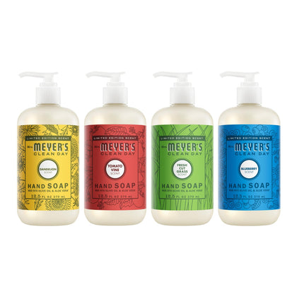 Savon liquide mains Mrs. MEYER'S herbe fraîchement coupée 12,5 FL OZ