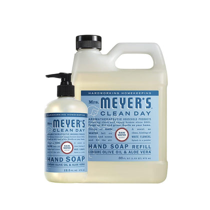 Savon Liquide Mains Mrs. MEYER'S recharge 33 oz face avant