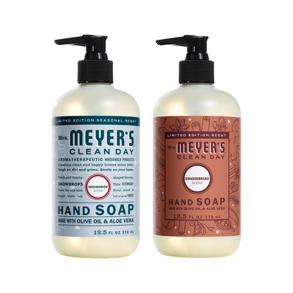 Savon liquide Mrs. MEYER'S 12,5 Oz parfum Gâteau de Gingembre vue avant
