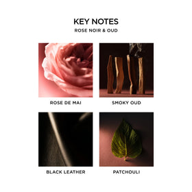 Savon liquide NEST New York Rose Noir & Oud sur un fond neutre