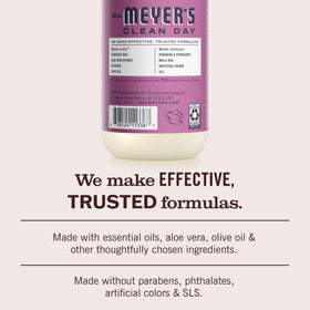 Savon liquide pour les mains Mrs. MEYER'S avec des baies de prune sur fond blanc