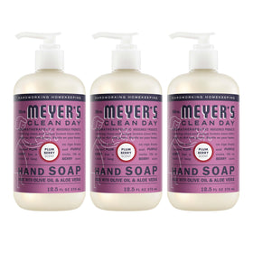 Savon liquide pour les mains Mrs. MEYER'S parfum baies de prune, vue avant
