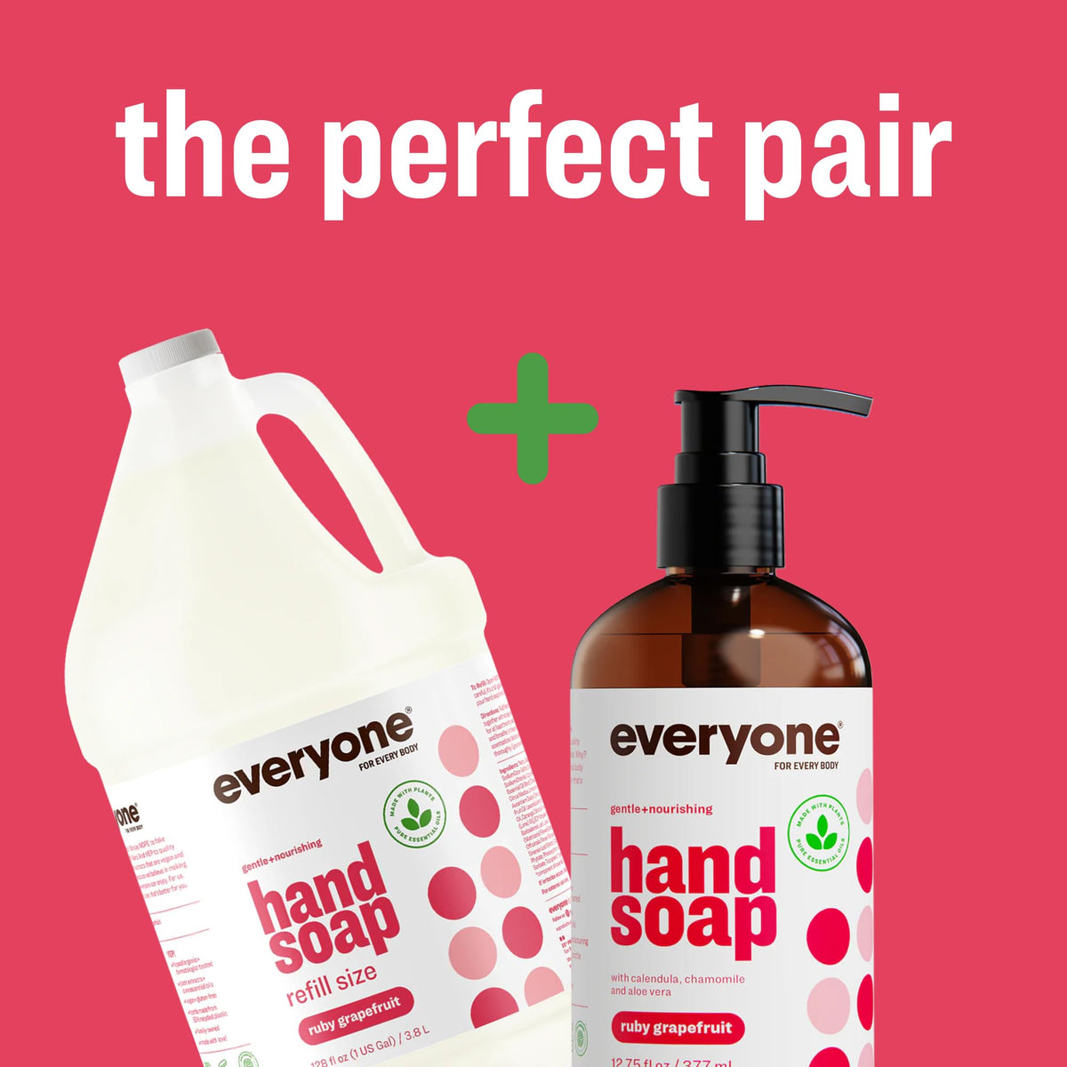 Savon liquide pour mains everyone, en usage dans une cuisine