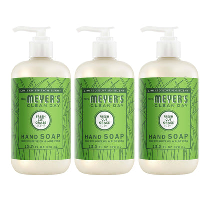 Savon Liquide pour Mains Mrs. MEYER'S Fraîcheur Herbale 3 Pack vue de face