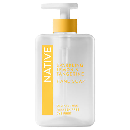 Savon liquide pour mains Native au citron et mandarine, vue avant