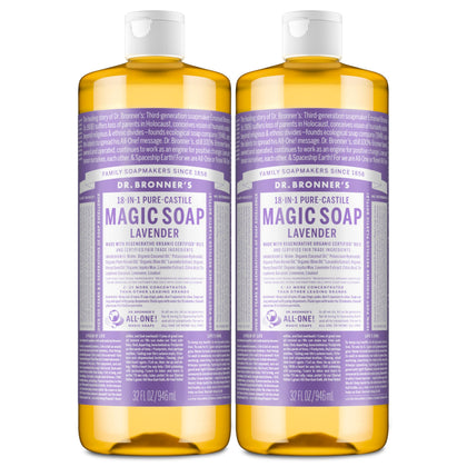 Savon liquide pur-castile lavande Dr. Bronner's 32 oz avant