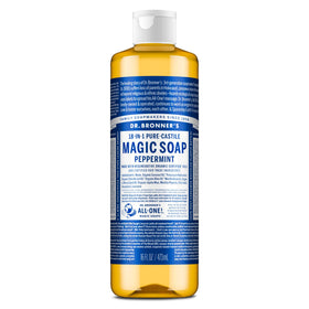 Savon liquide Pur-Castile Menthe Dr. Bronner's 540g vue avant