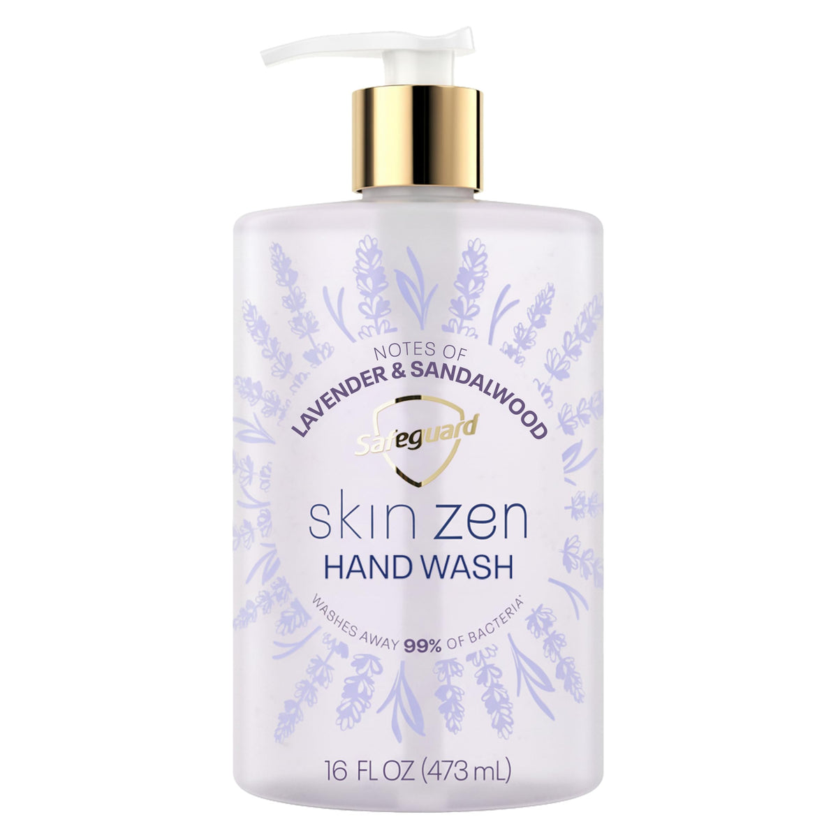 Savon liquide Safeguard Skin Zen 549g vue avant avec étiquette