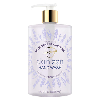 Savon liquide Safeguard Skin Zen 549g vue avant avec étiquette