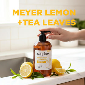 Savon liquide Soapbox citron Meyer avec ingrédients naturels