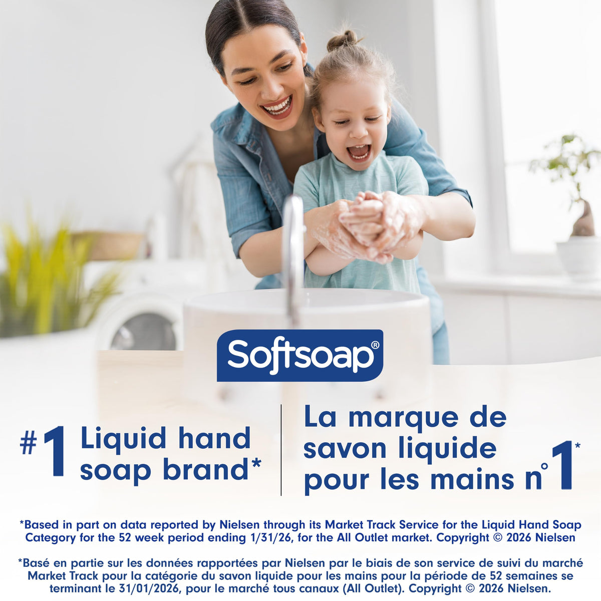 Savon liquide Softsoap Miel et Lait avec ingrédients visibles