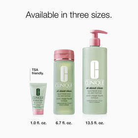 Savon Liquide Visage Clinique dans une routine de soins