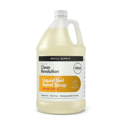 Savon Mains Liquide Gel Clean Revolution 128 oz vue avant