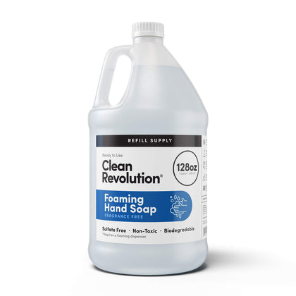 Savon mains mousse Clean Revolution 128 oz vue de face