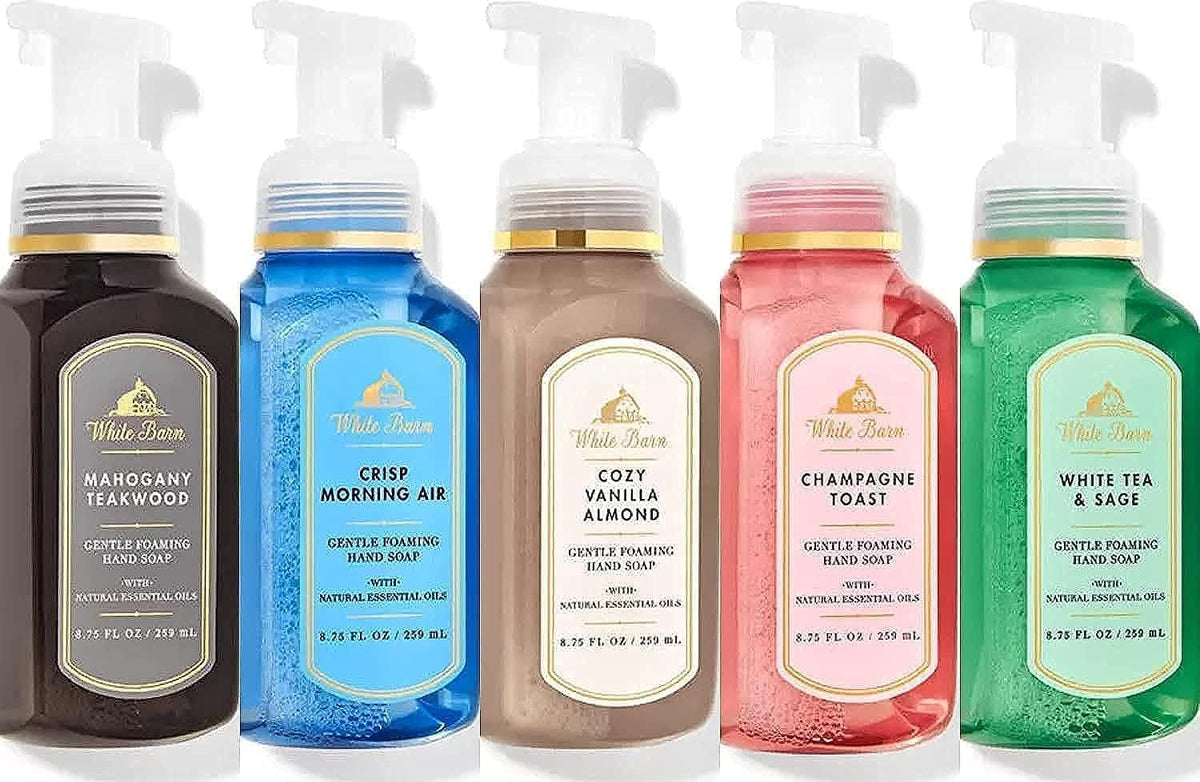 Savon Mains Mousseux Bath & Body Works pack de 5 senteurs