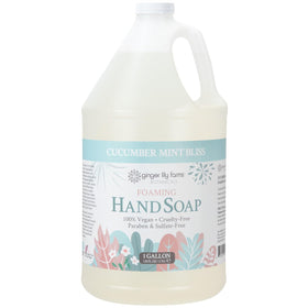 Savon moussant Ginger Lily Farms 1L Cucumber Mint Bliss vue de face