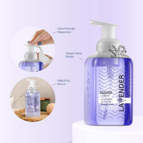 Savon moussant LOVERY avec aloe vera et huiles essentielles