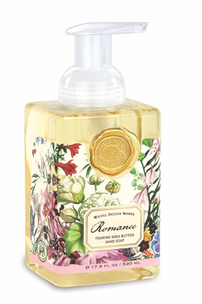 Savon moussant Michel Design Works 17,8 oz parfum citrouille épicée dans un flacon élégant