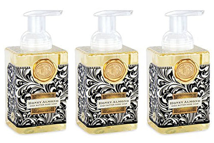 Savon moussant Miel Amande Michel Design Works flacon pompe élégant