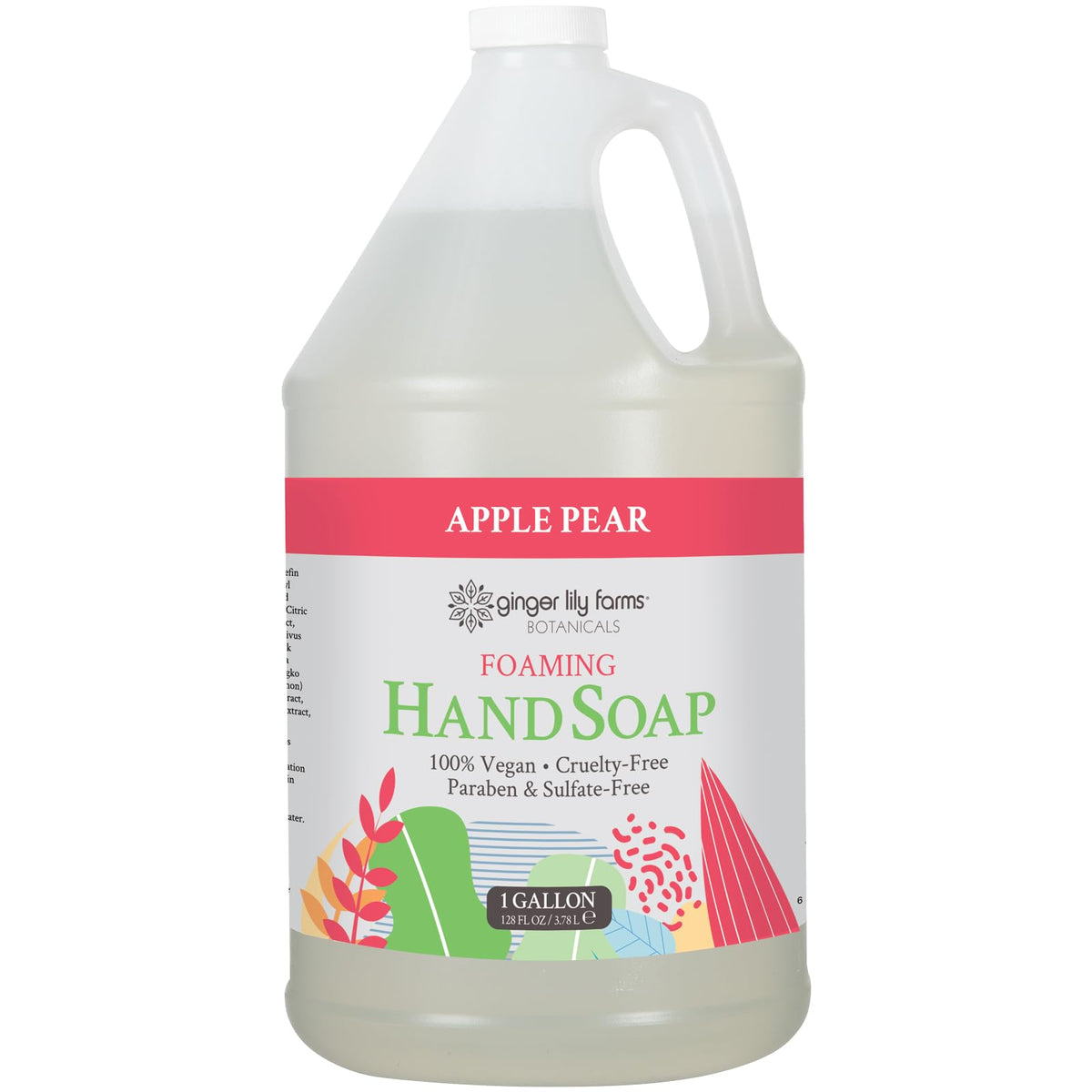Savon mousse Pomme Poire de Ginger Lily Farms, vue avant