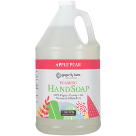 Savon mousse Pomme Poire de Ginger Lily Farms, vue avant
