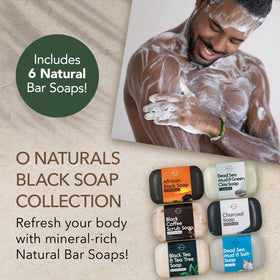 Savon Noir Africain O NATURALS, couleur noire