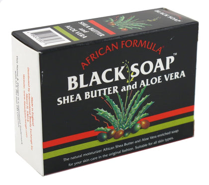 Savon noir African Formula 100 g en emballage avant