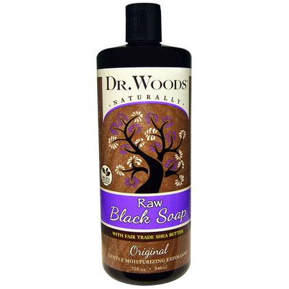 Savon noir Dr. Woods Shea Vision 32 oz avec emballage