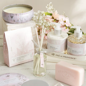 Savon parfumé Muguet Pre de Provence avec fleurs