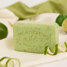 Savon Pre de Provence au citron vert, détails de la barre