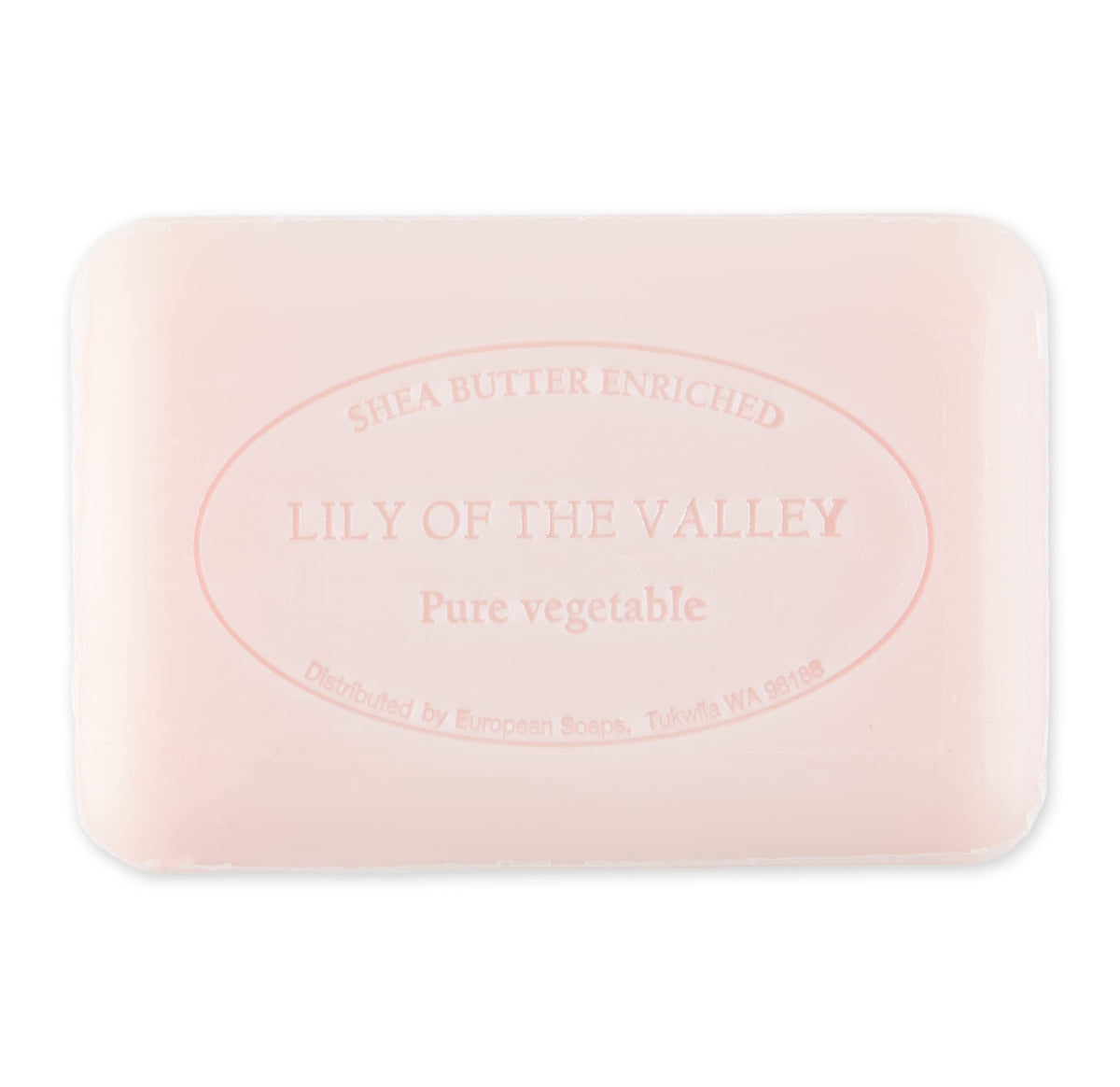 Savon Pre de Provence au muguet sur un lavabo