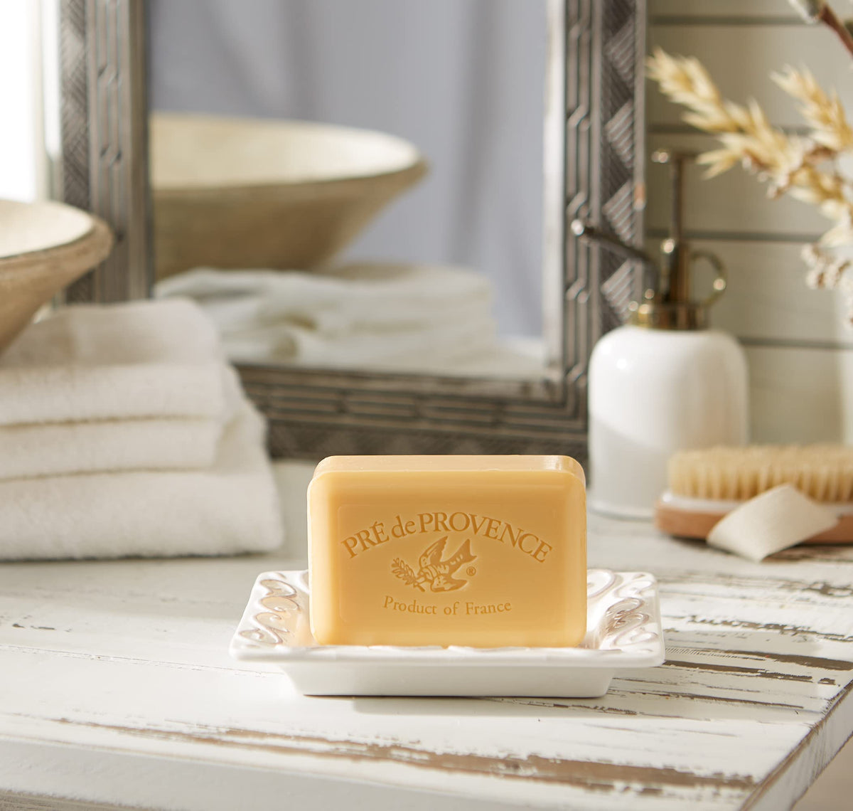 Savon Pre de Provence dans un panier cadeau