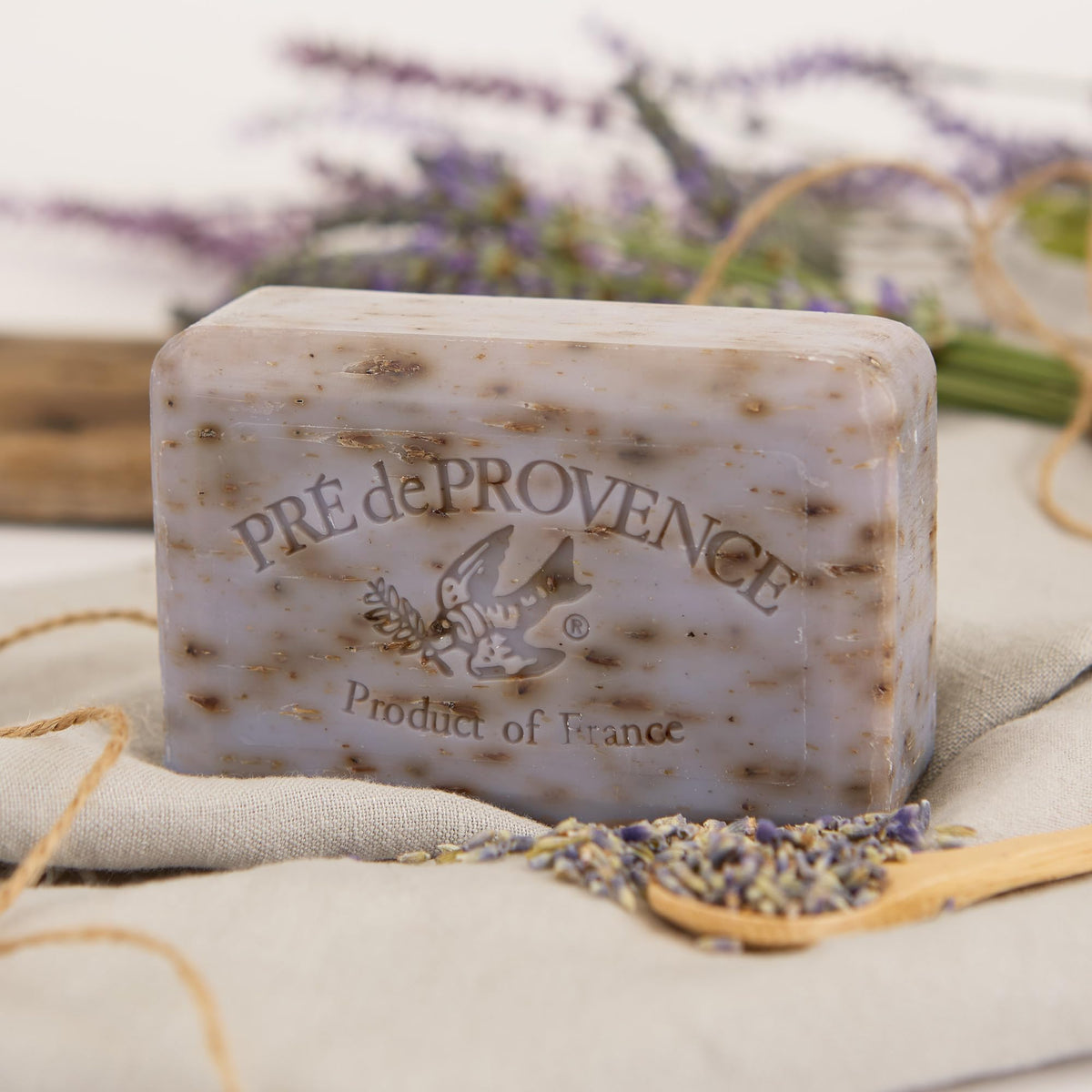 Savon Pre de Provence Lavande 250g avec fleurs de lavande