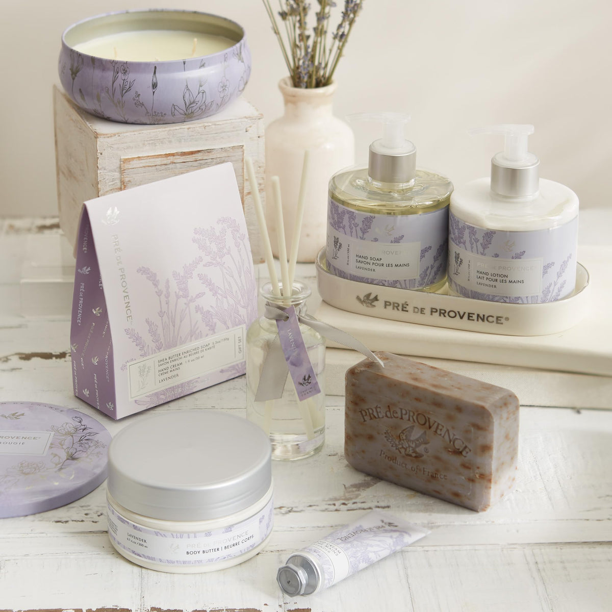 Savon Pre de Provence Lavande 250g avec texture lisse