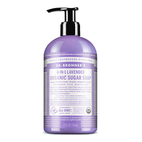 Savon sucré bio Dr. Bronner's à la lavande, vue avant