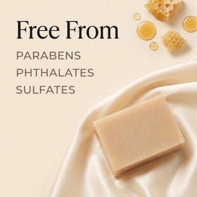 Savon Terra Lotus Bio 3 Pack affichant la texture crémeuse