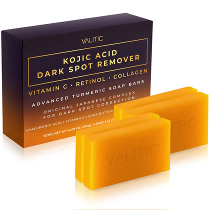 Savon VALITIC anti-taches en barres, vue de face