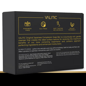 Savon VALITIC au citron et curcuma - mise en scène avec fleurs