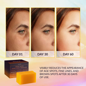 Savon VALITIC au curcuma, gros plan sur la texture