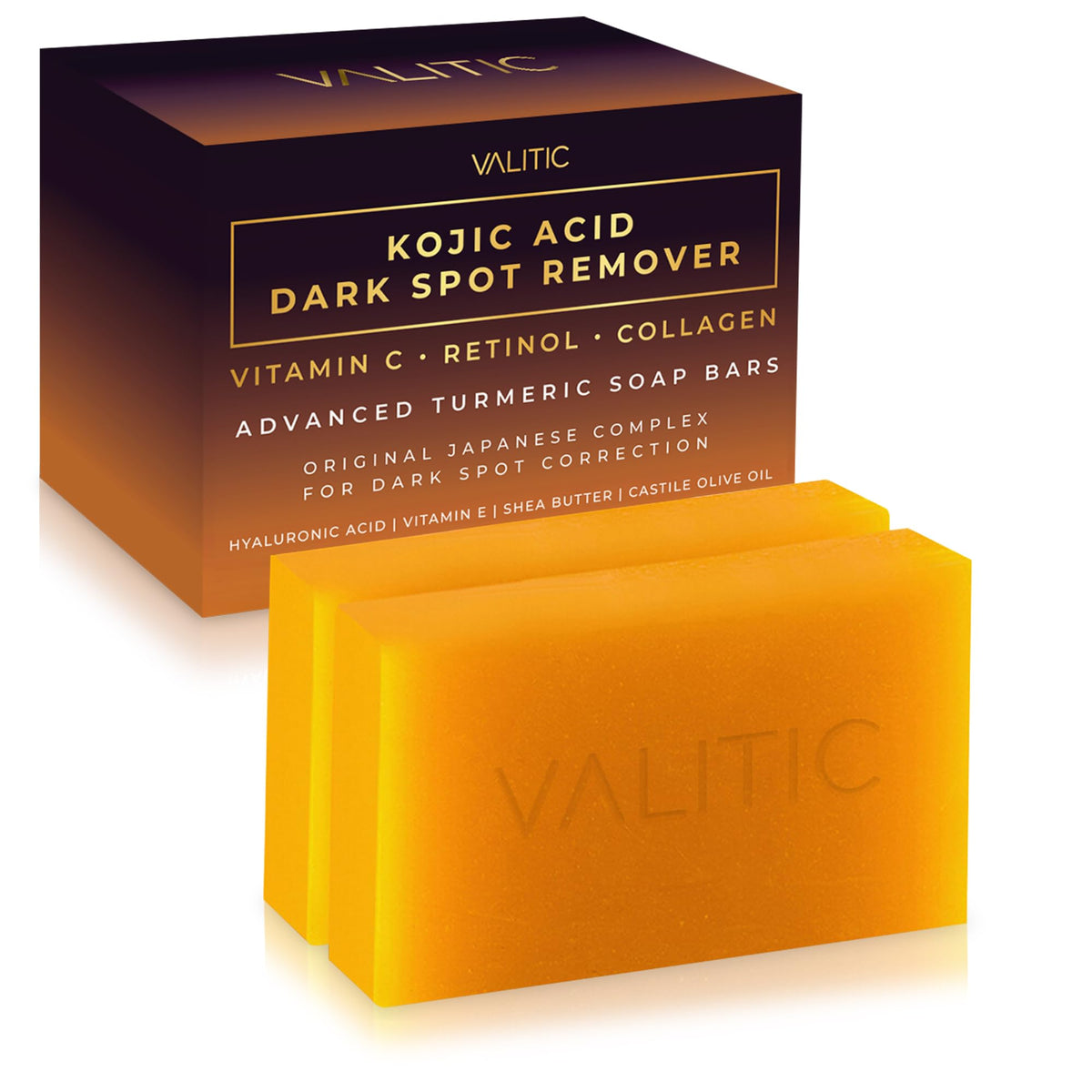 Savon VALITIC éclaircissant au Kojis vue avant