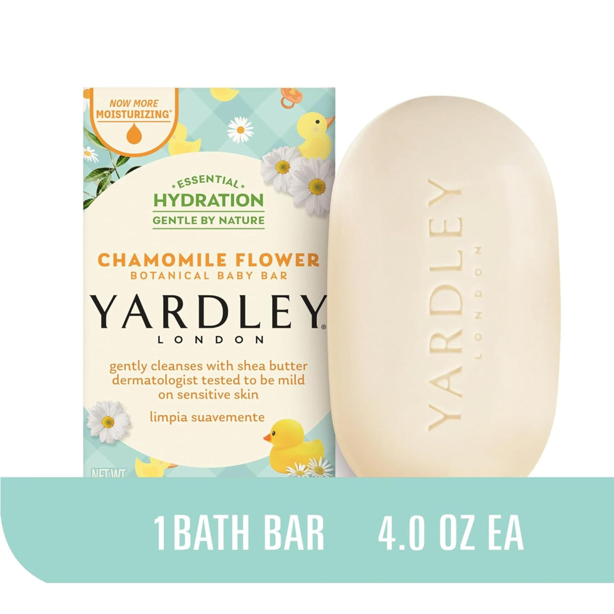 Savon Yardley 118g à la camomille, emballage